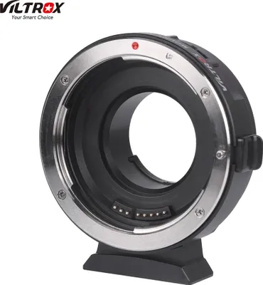 Obrázok produktu pre Adaptér Viltrox EF-M1, automatické zaostrovanie (AF), ovládanie clony, stabilizácia obrazu (VR), náhrada za objektívy Canon EF/EF-S na fotoaparátoch M4/3 Micro Four Thirds, Panasonic GH5/4/3 Olympus