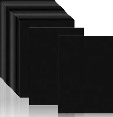 Image de Papier cartonné noir A4, 250 g/m²