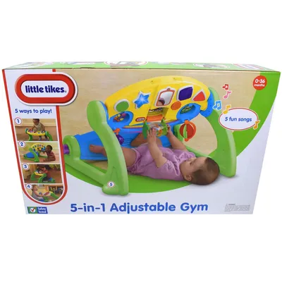Produktbild von Little Tikes 5-in-1 Adjustable Gym, Spielbügel, Mit Ton, Kunststoff, Mehrfarbig