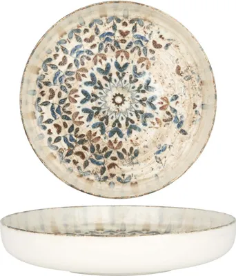 Immagine prodotto di Piatto fondo Rinart - Aztec - Porcellana - 22 cm (800cc)
