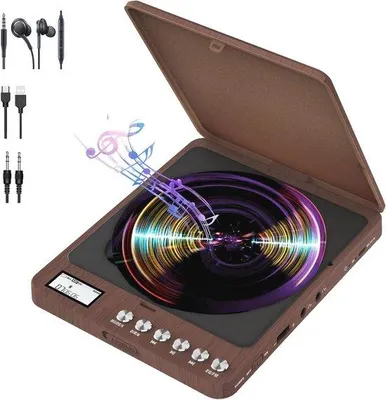 Produktbild von Autofähige CD-Player mit Bluetooth und FM-Funktion - Wetterfeste Discman für Auto und Haus