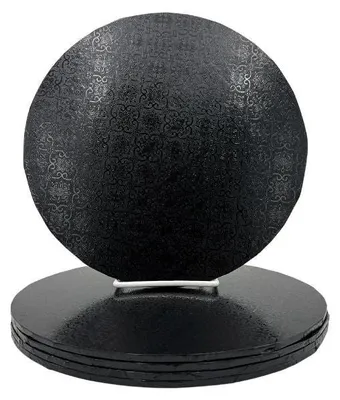 Produktbild von DesignPack Tortensockel MASONIT 40 cm Schwarz MDF