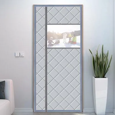 Produktbild von Famanu Türvorhang Wärmeisolierend 100x220 cm - Magnetverschluss