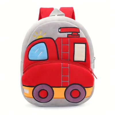 Produktbild von Kinder-Plüschrucksack Feuerwehrauto