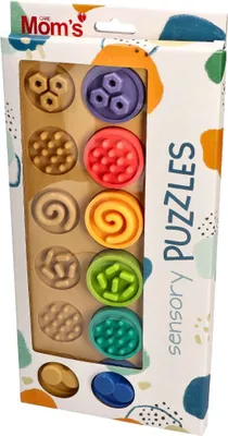 Zdjęcie produktu dla Puzzle sensoryczne kółeczka XL