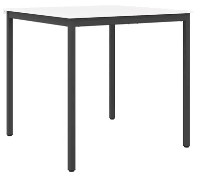 Productafbeelding van vidaXL Bartafel, wit, 110 x 110 x 105 cm, massief grenenhout