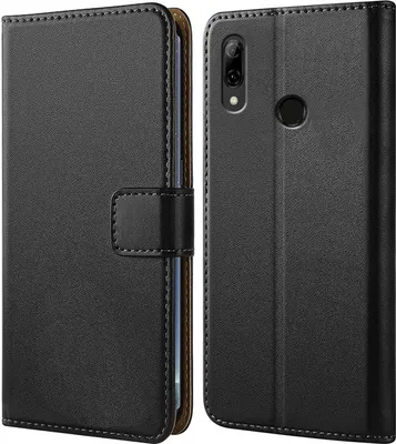 Produktbild von Handy Tasche für Huawei P Smart 2019 Schutzhülle Bookstyle Etui Klapphülle Wallet Flip Cover Case Schwarz