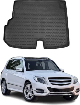 Image de Tapis de coffre Bac de coffre pour Mercedes GLK classe X204 2008-2015 avec poignée