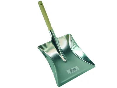 Produktbild von HaWe Kehrschaufel Stahlblech verzinkt - ideal für den Einsatz bei grobem Schmutz und für professionelle Reinigungsaufgaben.