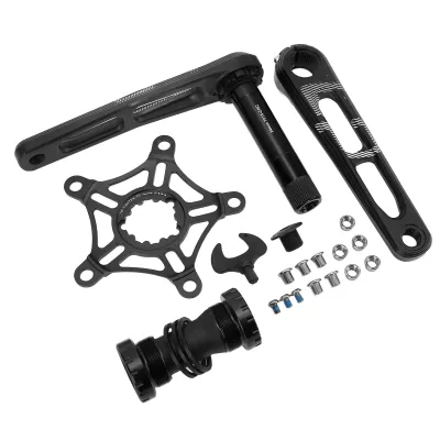 Zdjęcie produktu dla Korba rowerowa, korba rowerowa, składana korba rowerowa, składana korba rowerowa, korba rowerowa 130 BCD, korba jednobiegowa