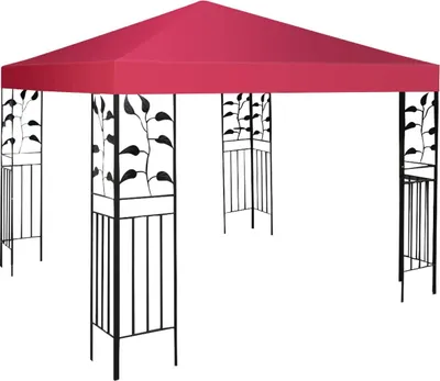 Produktbild von Ersatzdach Pavillon 3x3m, Pavillondach Pavillonplane Ersatzbezug Dachbezug für Garten, Pavillon Abdeckung (Einzeldach, Weinrot)