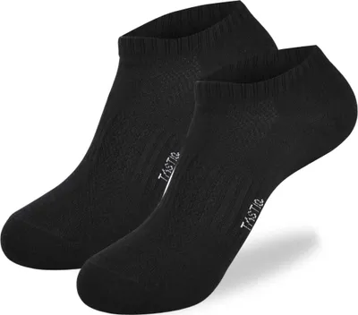 Produktbild von Tastiq Herren Socken 6 Paar Knöchelsocken Atmungsaktiv Freizeitsocken Schwarz Gr.39/42