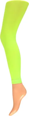 Productafbeelding van Krautwear leggings voor dames en meisjes. Leggings, 60 den, carnaval, vastenavond, ballet (geel-SM)