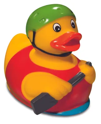 Produktbild von Ruderboot - Ruderer-Ente - Sportente - Quietscheente - Badeente - ca. 8 cm gross