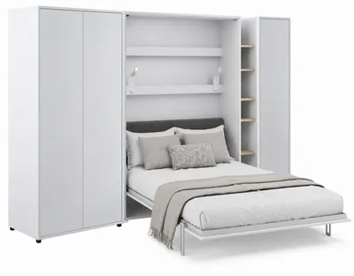 Produktbild von Furniture24 Schrankwand Mit Elektrischem Schrankbett Bed Concept 140X200