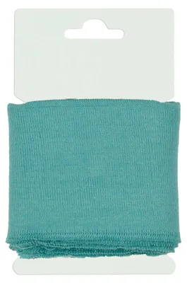 135x7 cm Cuff Bündchen hellpetrol