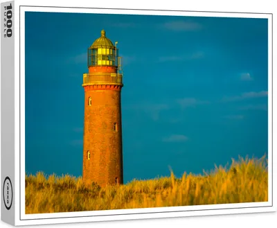 Produktbild von raxxa Premium-Puzzle "Leuchtturm im Sonnenuntergang", 1000 Teile