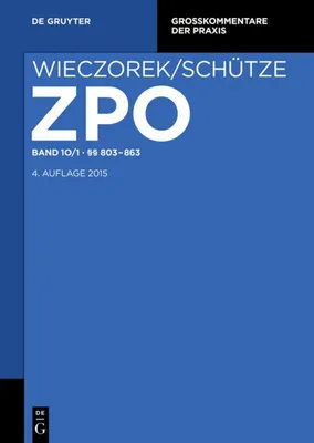 Produktbild von §§ 803-863