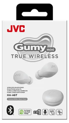 Produktbild von JVC HA-A6T, True Wireless Stereo (TWS), 20 - 20000 Hz, Anrufe/Musik, 7,6 g, Kopfhörer, Weiß