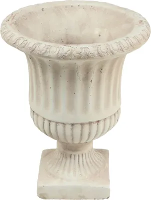 Produktbild von Pflanzkübel Pokal Beton Antik Blumentopf Garten Deko 19cm