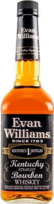 Image de Evan Williams Black Kentucky Straight Bourbon Whiskey Kentuckys 1st Distiller | 43 % vol | 0,7 l
