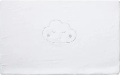 Produktbild von Baby Schräglagekissen TINEO CLOUDY, 60x120 cm, 10° Neigung, Frottee Bezug, Polyurethan Schaum
