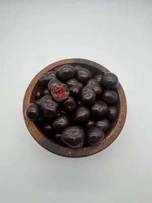 Produktbild von Himbeere,gefriergetocknet in Zartbitterschockolade 500g