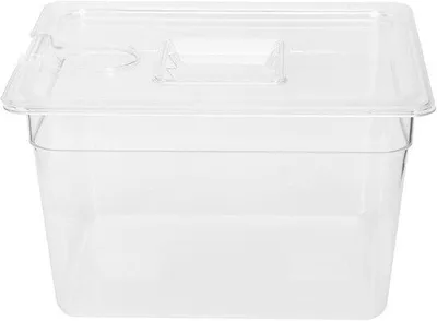 Image de Récipient sous vide en PC de qualité alimentaire, 11,71 l, 265 x 325 x 200 mm, couvercle inclus