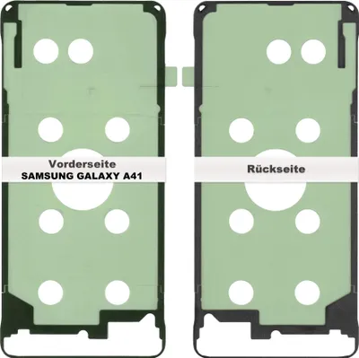 Produktbild von Samsung Galaxy A41 A415 Akkudeckel Klebefolie Kleber Backcover Rahmen Batterie Glue