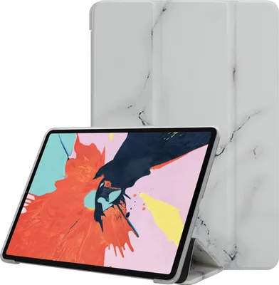 Produktbild von Cadorabo Hülle für Apple iPad PRO 11 2020 / 2021 (11 Zoll) Handyhülle Design Weiß Schutzhülle Tablet Hülle Etui TPU
