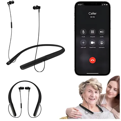 Zdjęcie produktu dla Wzmacniacz słuchu Bluetooth z aplikacją Słuchawki bezprzewodowe+ aparat słuchowy