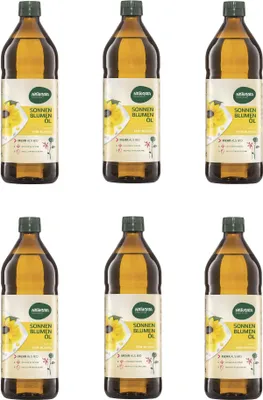 Produktbild von Sonnenblumenöl nativ, 6 x 750 ml