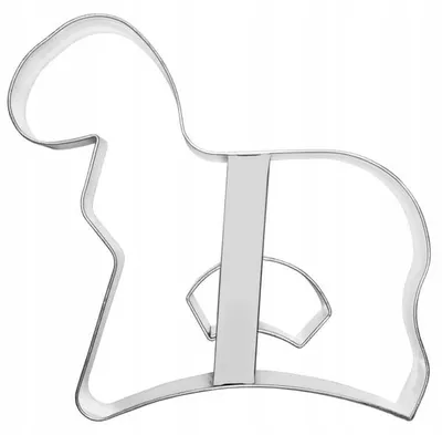 Produktbild von EkoForemki Osterlamm Ausstecher 11cm Keksausstecher Metall