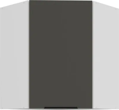 Produktbild von Oberschrank LUNARA 1 – 60 x 60 cm, Graphit/Weiß