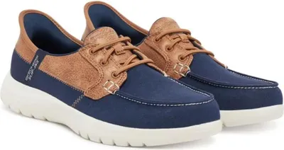 Obrázek produktu pro Dámské polobotky Skechers, tenisky, hnědé/námořnicky modré, velikost 37,5