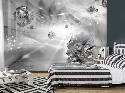 Produktbild von Vlies Fototapete Abstrakt 400x280 cm – Moderne Vliestapete, Tapete für Wohnzimmer, Wanddeko, Flur, Büro, Wandtapete für Schlafzimmer a-C-0062-a-b