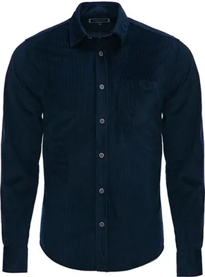 Produktbild von Brandneu Herren Cord Hemd CARISMA Navy S