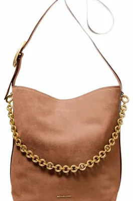 Obrázok produktu pre MICHAEL KORS LG BUCKET SHLDR W/ CHAIN Hnedá