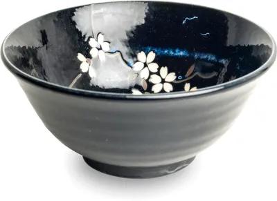 Produktbild von Japan-Bowls ASIATICA | Ramen Bowl Schalen aus Porzellan, 15 cm Anemone Blau