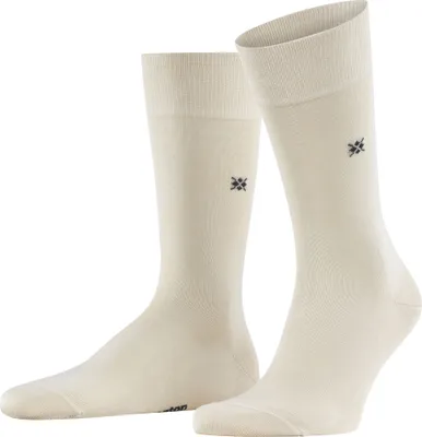 Image de Chaussettes Burlington Hommes - DUBLIN, Bas courts, Logo, One Size, uni Beige 40-46
