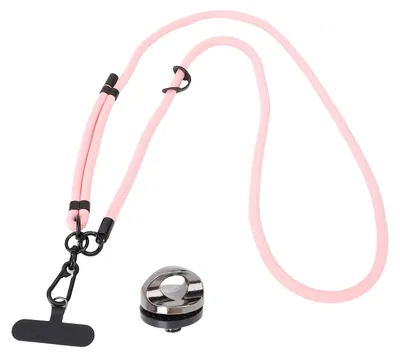 Produktbild von Kameragurt-Lanyard für Pocket 3, verstellbares Action-Hals-Schulter-X4-Anti-Verlust-Seil mit 1/4-Schraubenschnalle, Rosa