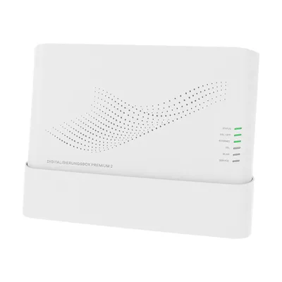Produktbild von Telekom Premium 2, Wi-Fi 6 (802.11ax), Dual-Band (2,4 GHz/5 GHz), Ethernet/LAN, ADSL, Weiß, Industrieller Router