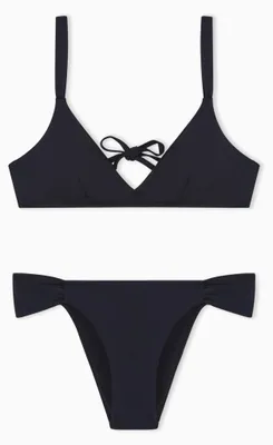 Produktbild von EMPORIO ARMANI Damen Elasthan Triangle+Slip Bikini Schwarz L