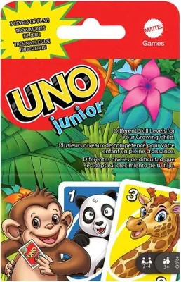 Obrázek produktu pro UNO Junior karetní hra pro děti, zábavná rodinná karetní hra