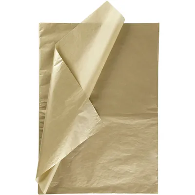 Produktbild von Creativ Company Seidenpapier, Blatt 50x70 cm, 17 gr, Gold, 25 Blatt 1 Box