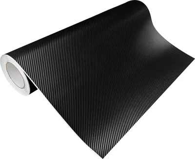 Produktbild von Carbon Folie 75x100 cm - Carbon 3D Schwarz - Carbonfolie matt mit Luftkanal-Kleber – leicht anzubringen - Klebefolie Möbel selbstklebend für Küche, Möbel und Auto - Folie für Möbel