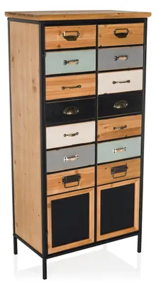 Obrázek produktu pro hjh LIVING Komoda CONTINENTO HIGH Příborník 123,0 x 60,0 x 34,0 cm