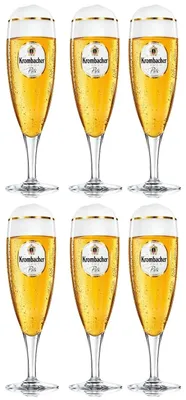 Productafbeelding van Krombacher Bierglazen op Voet 300 ml - 6 stuks