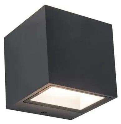 Immagine prodotto di Applique da esterno a LED GEMINI antracite 9W, luce bianca neutra 850 lm, alluminio, dimensioni: 8,6 x 8,5 x 8,8 cm, IP54, Lutec