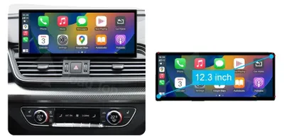 Image de Lecteur multimédia intégré, écran tactile, système de navigation, compatible avec Audi Q5 de 2018 à 2019, système MIB 12,3 pour Q5